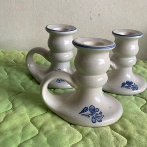 Pfaltzgraff candle holders